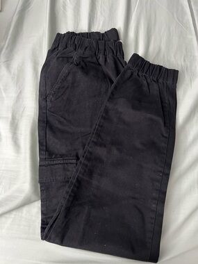 H&M Black Elastic Waist Casual Pants